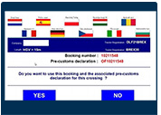 Customs prenotification