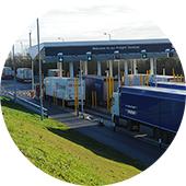 Eurotunnel freight check in the UK